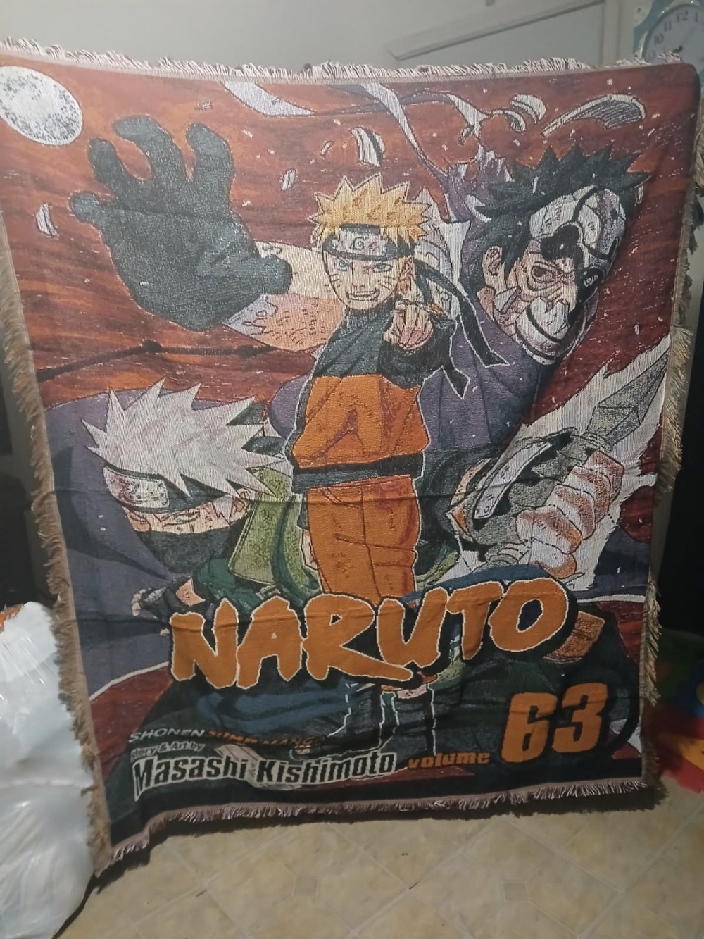 Anime Naruto Wall Tapestry Or Blanket